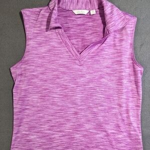 Lady Hagen sleeveless tank top golf polo polyester and spandex‎ size XS